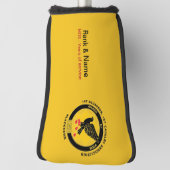 Cav Gold Golf Putter Header Cover Headcover (Rotieren 90)