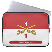 Cav Guidon überquert Sabers Laptop-Sieb Laptopschutzhülle (Vorderseite)