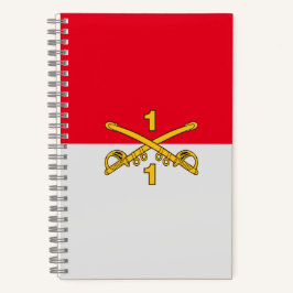 Cav Notebook - Rot und Weiß Notizblock