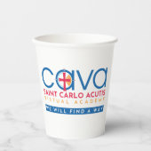 CAVA-Logo-T - Shirt Pappbecher (Vorderseite)