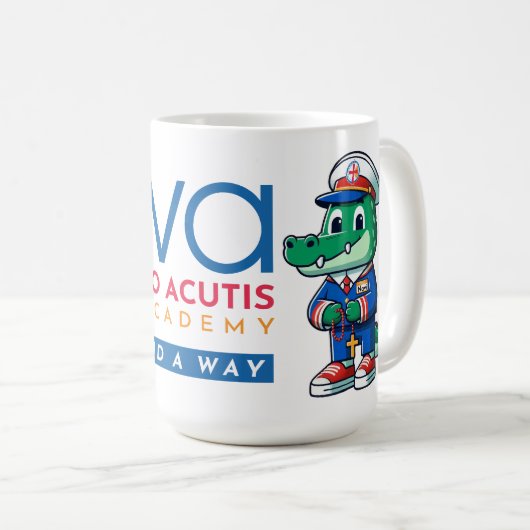 CAVA-Logo-Tasse Kaffeetasse (VorderseiteRechts)