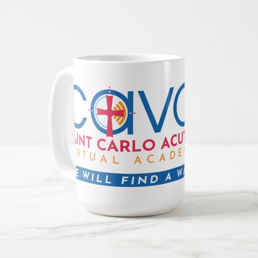 CAVA-Logo-Tasse Kaffeetasse (Vorderseite Links)