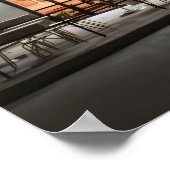 Cava Nachtaufnahme Poster (Ecke)