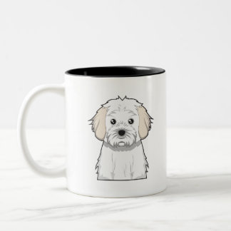 Cavachon Cartoon Zweifarbige Tasse