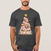 Cavachon Christmas Tree Funny Dog Lover Geschenke T-Shirt (Vorderseite)