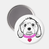 Cavachon Magnet (Vorderseite/Rückseite)