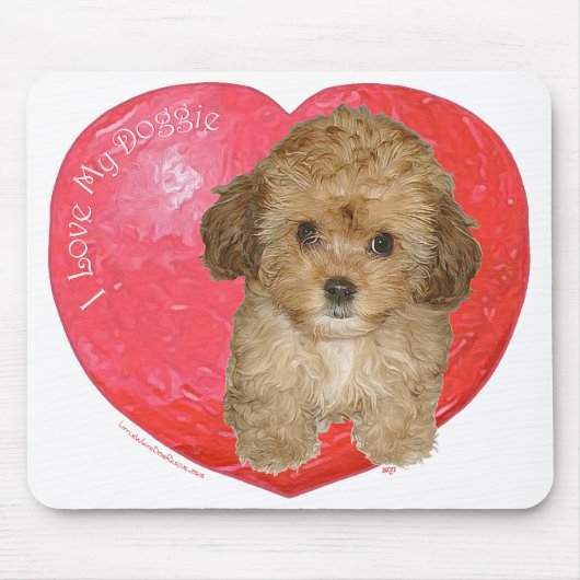 Cavachon Valentine Mousepad (Vorne)