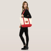 Cavachon Valentine Tragetasche (Vorderseite (Model))