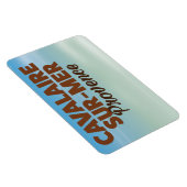 Cavalaire-sur-Mer Provence Strandposter Magnet (Rechte Seite)