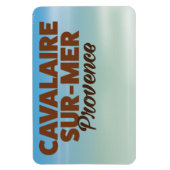 Cavalaire-sur-Mer Provence Strandposter Magnet (Vertikal)