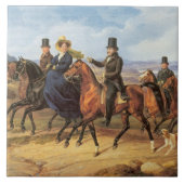 Cavalcade vor Schloss Heiligenberg Fliese (Vorderseite)