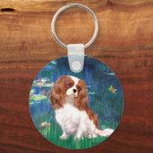 Cavalier 2 (Bl) - Lilies 5 Schlüsselanhänger (Vorderseite)