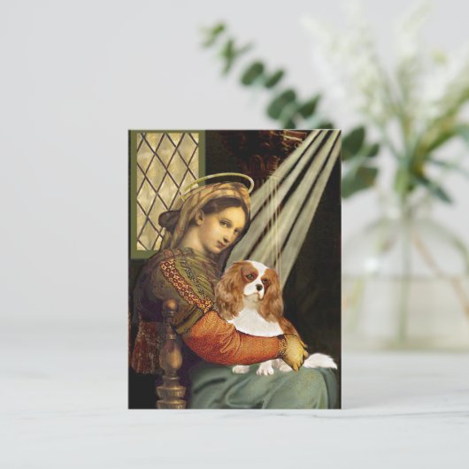 Cavalier 2 (Bl) - Madonna Postkarte (Stehend Vorderseite)