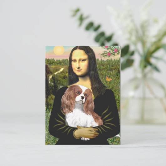 Cavalier 2 (Bl) - Mona Lisa Postkarte (Stehend Vorderseite)