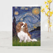 Cavalier 2 (Bl) - Starry Night Karte (Gelbe Blume)