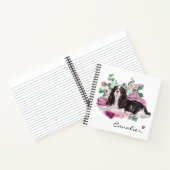 Cavalier Art Design Note Book | Rosa Blumen Notizblock (Innenseite)