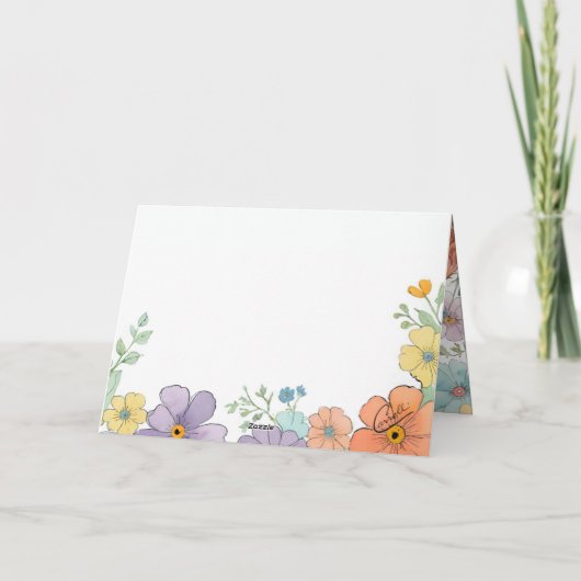 Cavalier Brauch Dankeskarte (Rückseite)