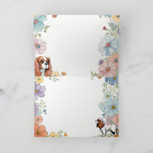 Cavalier Brauch Dankeskarte (Innenseite)