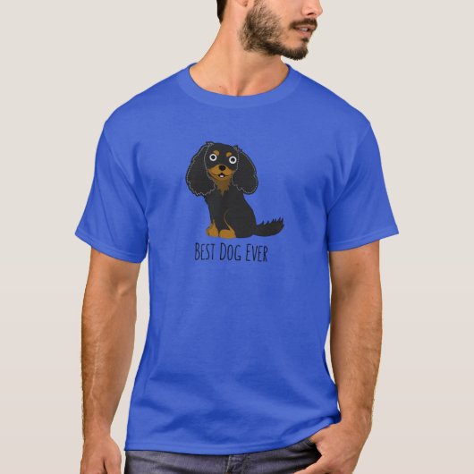 Cavalier brauner Junge T-Shirt (Vorderseite)