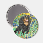 Cavalier (BT) - Schwertlilien Magnet (Vorderseite/Rückseite)