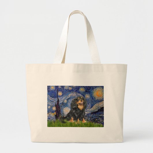 Cavalier (BT) - Starry Night Jumbo Stoffbeutel (Vorne)
