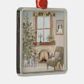 Cavalier Christmas Ornament Aus Metall (Rechts)