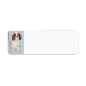 Cavalier Christmas Return Address Label (Vorne)