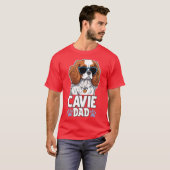 Cavalier Dad Classy1 Mädchen T-Shirt (Vorne ganz)