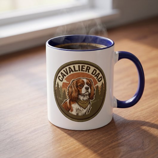 Cavalier Dad Kaffeetasse | King Charles Hund Gesch
