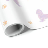 Cavalier-Geschenkpapier – Minimalistisches Lavende Geschenkpapier (Rolleneckpunkt)