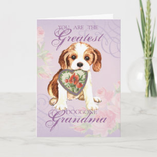 Cavalier Heart Grandma Karte