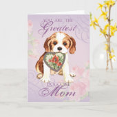 Cavalier Heart Mama Karte (Gelbe Blume)