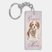 Cavalier Heart Mama Schlüsselanhänger (Vorderseite links)
