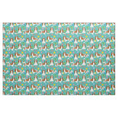cavalier kc spaniel dog sommer tropical stoff (Fat Quarter (45,7 x 55,9 cm))