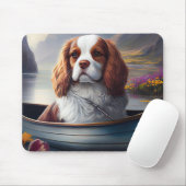 Cavalier King auf einem Paddel: Ein Landschaftlich Mousepad (Mit Mouse)