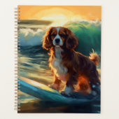 Cavalier King Beach Surfmalerei Planer (Vorderseite)