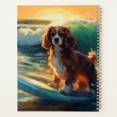 Cavalier King Beach Surfmalerei Planer (Rückseite)