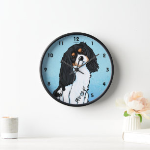 Cavalier King Charles Acrylic Wall Clock Uhr