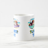 Cavalier King Charles am Strand Summer Time Kaffeetasse (Mittel)