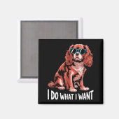 Cavalier King Charles Art For Men Women Cavalier S Magnet (Vorderseite/Rückseite)
