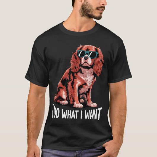 Cavalier King Charles Art For Men Women Cavalier S T-Shirt (Vorderseite)