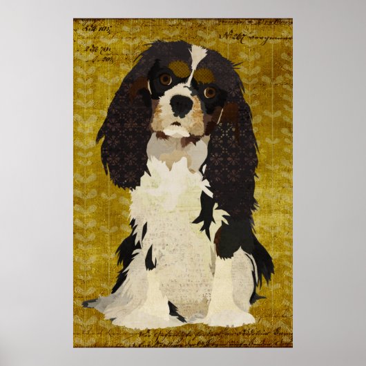 Cavalier King Charles Art Poster (Vorne)