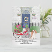 Cavalier King Charles Bicycle Neue Zuhause Ankündigung (Stehend Vorderseite)