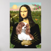 Cavalier King Charles (Blenheim) - Mona Lisa Poster (Vorne)
