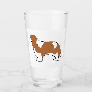 Cavalier King Charles blenheim silo Glas