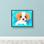 Cavalier King Charles Canvas Print Leinwanddruck (Insitu (Holzboden))