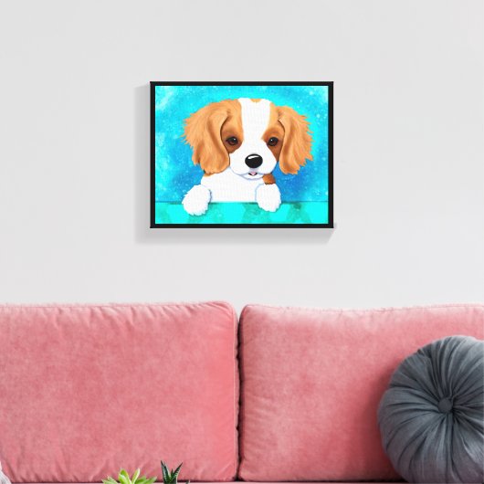 Cavalier King Charles Canvas Print Leinwanddruck (Insitu (Wohnzimmer))