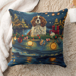 Cavalier King Charles Christmas Festive Voyage Kissen