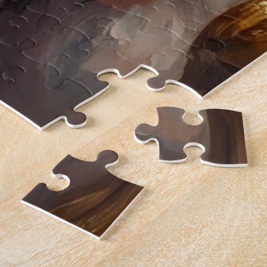 Cavalier King Charles Christmas Pudding Tea Party Puzzle (Seite)