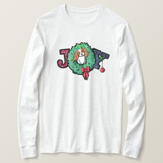 Cavalier King Charles Christmas T - Shirt (Design vorne)